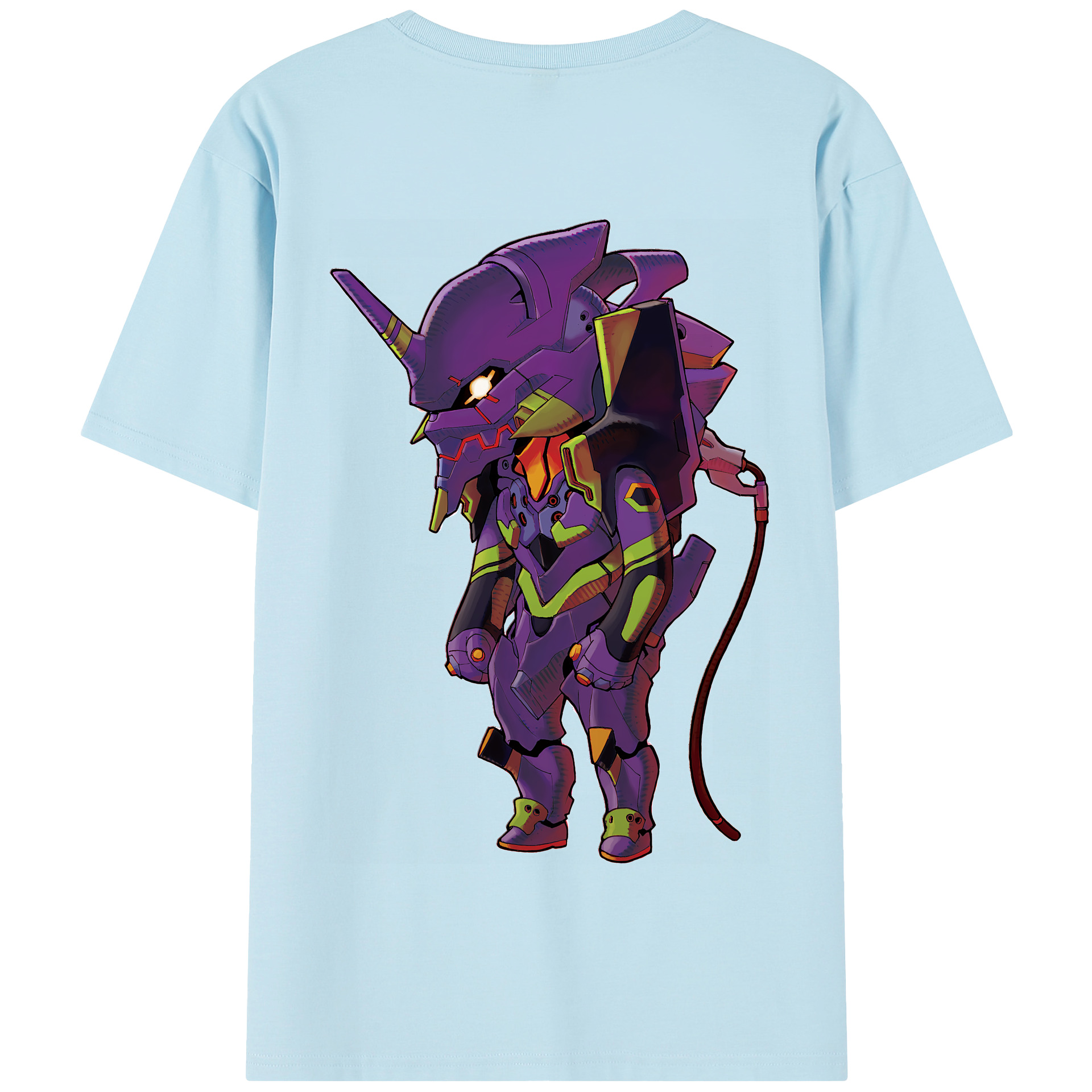 （画像用） EVA 新世紀エヴァンゲリオン 綿100％半袖Tシャツ（背面プリント）